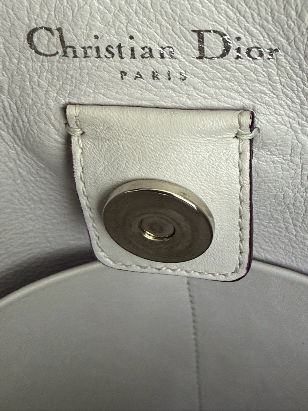 Christian Dior Diorissimo Large Tri-Color Calfskin Leather Tote - Picture 5 of 17